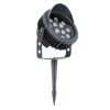 GLOBOSTAR® TREEVINA 90362 Φωτιστικό Σποτ με Αντιθαμβωτική Γρίλια για Φυτά - Δέντρα με Βάση Κήπου / Καρφωτό LED 24W 2040lm 10° DC 24V Αδιάβροχο IP65 Πολύχρωμο RGBW Dimmable DMX512 - Bridgelux SMD Chip - Γκρι Ανθρακί - Μ21.5 x Π18.3 x Υ14cm - 3 Χρόνια Εγγύη