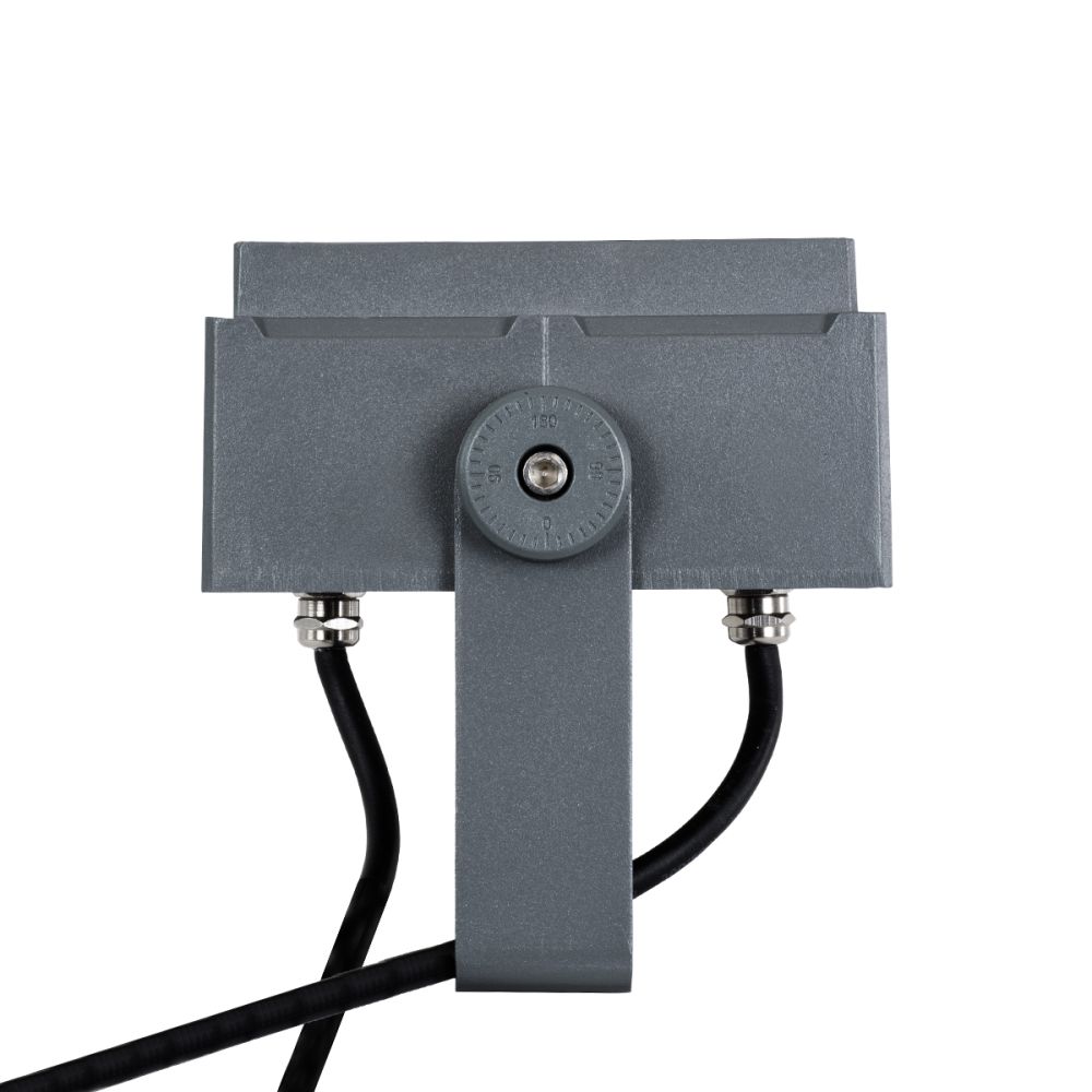 GLOBOSTAR® FLOODTINY 90370 Προβολέας Σποτ Wall Washer LED 27W 2295lm 3° DC 24V Αδιάβροχο IP65 Πολύχρωμο RGBW Dimmable DMX512 - Bridgelux SMD Chip - Γκρι Ανθρακί - Μ13.8 x Π16.4 x Υ7cm - 3 Χρόνια Εγγύηση