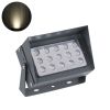 GLOBOSTAR® FLOODKAMY 90373 Προβολέας Σποτ Wall Washer με Αντιθαμβωτική Γρίλια LED 30W 3450lm 5° DC 24V Αδιάβροχο IP65 Φυσικό Λευκό 4500K Dimmable - Bridgelux SMD Chip - Γκρι Ανθρακί - Μ19.5 x Π10.7 x Υ9.5cm - 3 Χρόνια Εγγύηση
