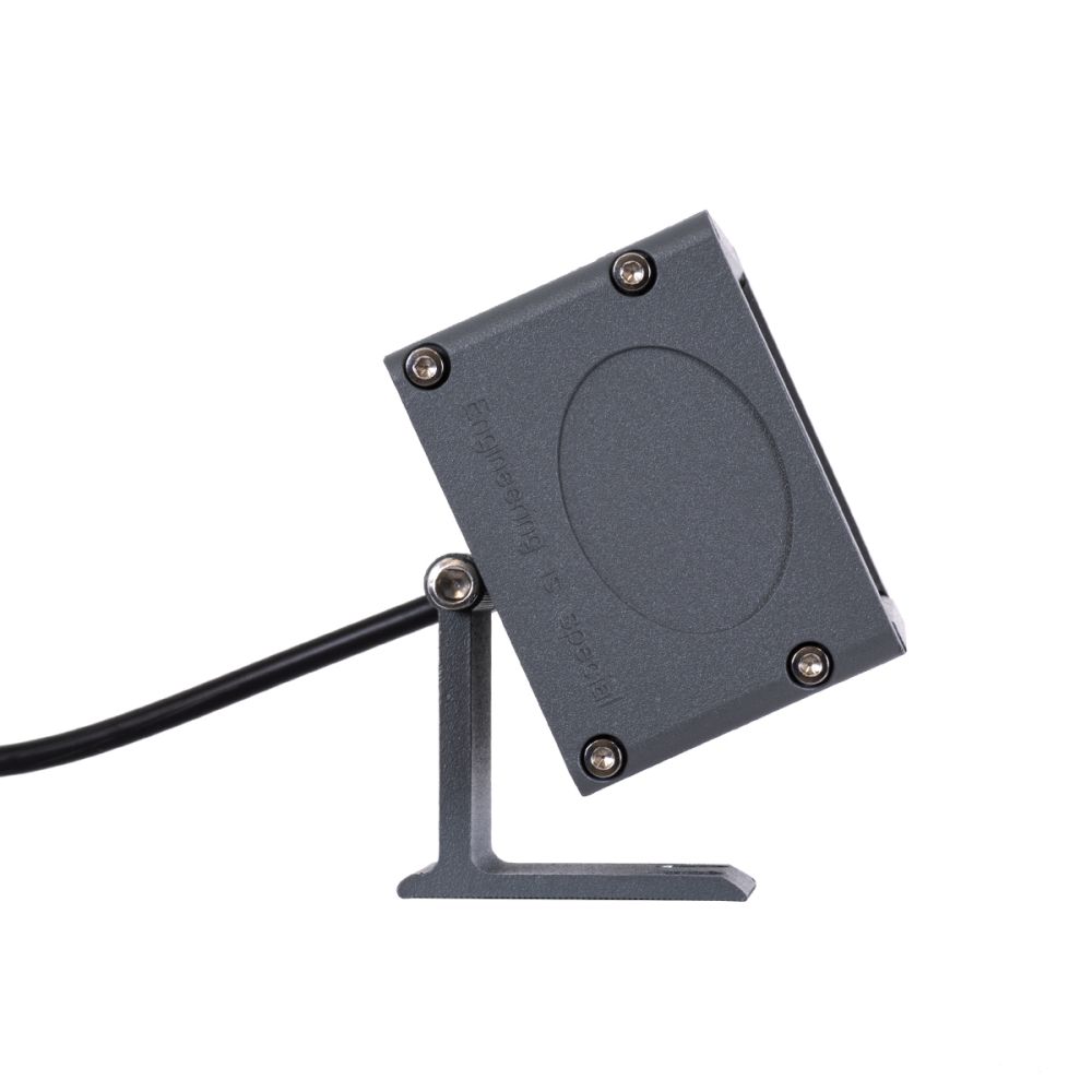GLOBOSTAR® FLOODDANY 90374 Προβολέας Σποτ Wall Washer LED 24W 2520lm 5° DC 24V Αδιάβροχο IP65 Ultra Θερμό Λευκό 2200K Dimmable - CREE XPE Chip - Γκρι Ανθρακί - Μ16 x Π9.5 x Υ7.5cm - 3 Χρόνια Εγγύηση