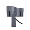 GLOBOSTAR® FLOODNIGMA 90378 Προβολέας Σποτ Wall Washer LED 24W 2160lm 30° DC 24V Αδιάβροχο IP65 Θερμό Λευκό 2700K Dimmable - Bridgelux SMD Chip - Γκρι Ανθρακί - Μ15 x Π15 x Υ9.1cm - 3 Χρόνια Εγγύηση