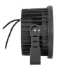 GLOBOSTAR® FLOODNEVA 90400 Προβολέας Σποτ Wall Washer LED 72W 6120lm 30° DC 24V Αδιάβροχο IP65 Πολύχρωμο RGBW Dimmable DMX512 - Bridgelux SMD Chip - Μαύρο - Μ24.5 x Π24.5 x Υ14.7cm - 3 Χρόνια Εγγύηση