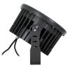 GLOBOSTAR® FLOODNEVA 90400 Προβολέας Σποτ Wall Washer LED 72W 6120lm 30° DC 24V Αδιάβροχο IP65 Πολύχρωμο RGBW Dimmable DMX512 - Bridgelux SMD Chip - Μαύρο - Μ24.5 x Π24.5 x Υ14.7cm - 3 Χρόνια Εγγύηση