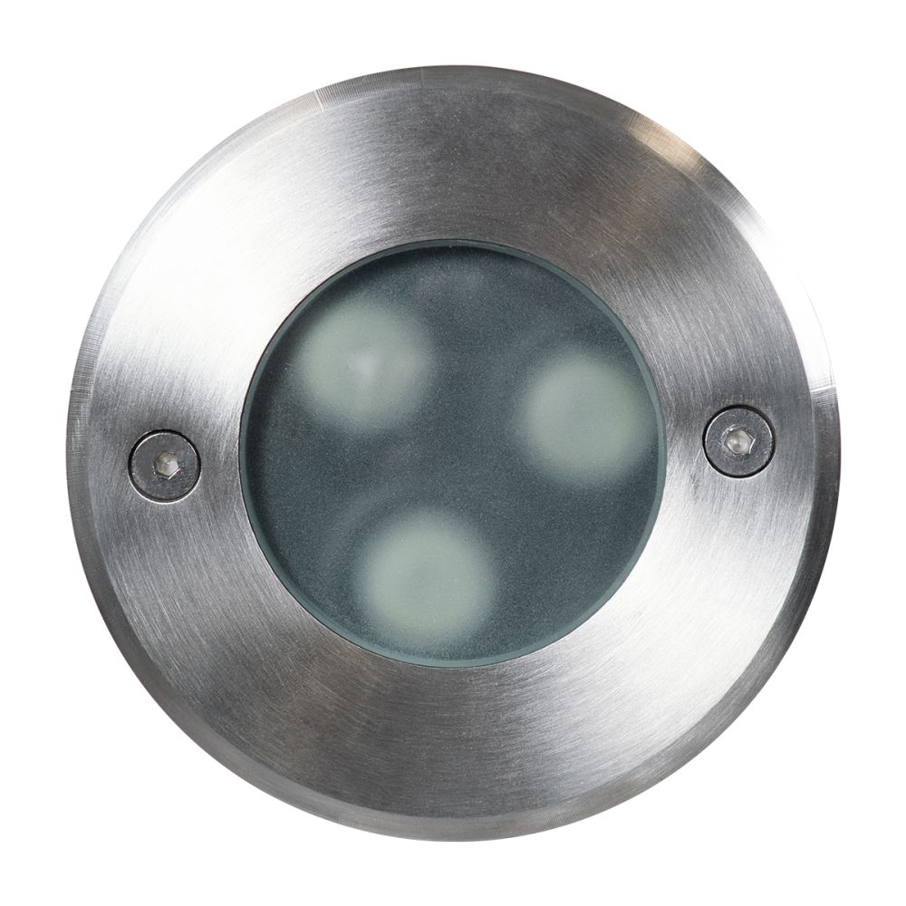 GloboStar® UNDERWATER-GUNE 90406 Υποβρύχιο Χωνευτό Φωτιστικό Σποτ Ειδικό για Σιντριβάνια LED 12W 1020lm 60° DC 24V Αδιάβροχο IP68 Φ10 x Υ7.5cm RGBW DMX512 - Ανοξείδωτο Ατσάλι - 3 Years Warranty