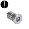 GLOBOSTAR® UNDERWATERDANI 90412 Υποβρύχιο Χωνευτό Σποτ για Σιντριβάνια/Πισίνες LED 1W 100lm 5° DC 24V Αδιάβροχο IP68 Ψυχρό Λευκό 6000K Dimmable - Bridgelux SMD Chip - Ανοξείδωτο Ατσάλι SS304 - Μ3 x Π3 x Υ5cm / Q2.5cm - 3 Χρόνια Εγγύηση
