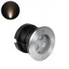 GLOBOSTAR® UNDERWATERHUNI 90414 Υποβρύχιο Χωνευτό Σποτ για Σιντριβάνια/Πισίνες LED 3W 270lm 30° DC 24V Αδιάβροχο IP68 Θερμό Λευκό 2700K Dimmable - Bridgelux SMD Chip - Ανοξείδωτο Ατσάλι SS304 - Μ10 x Π10 x Υ7.5cm / Q9cm - 3 Χρόνια Εγγύηση
