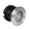 GLOBOSTAR® UNDERWATERHUNI 90414 Υποβρύχιο Χωνευτό Σποτ για Σιντριβάνια/Πισίνες LED 3W 270lm 30° DC 24V Αδιάβροχο IP68 Θερμό Λευκό 2700K Dimmable - Bridgelux SMD Chip - Ανοξείδωτο Ατσάλι SS304 - Μ10 x Π10 x Υ7.5cm / Q9cm - 3 Χρόνια Εγγύηση