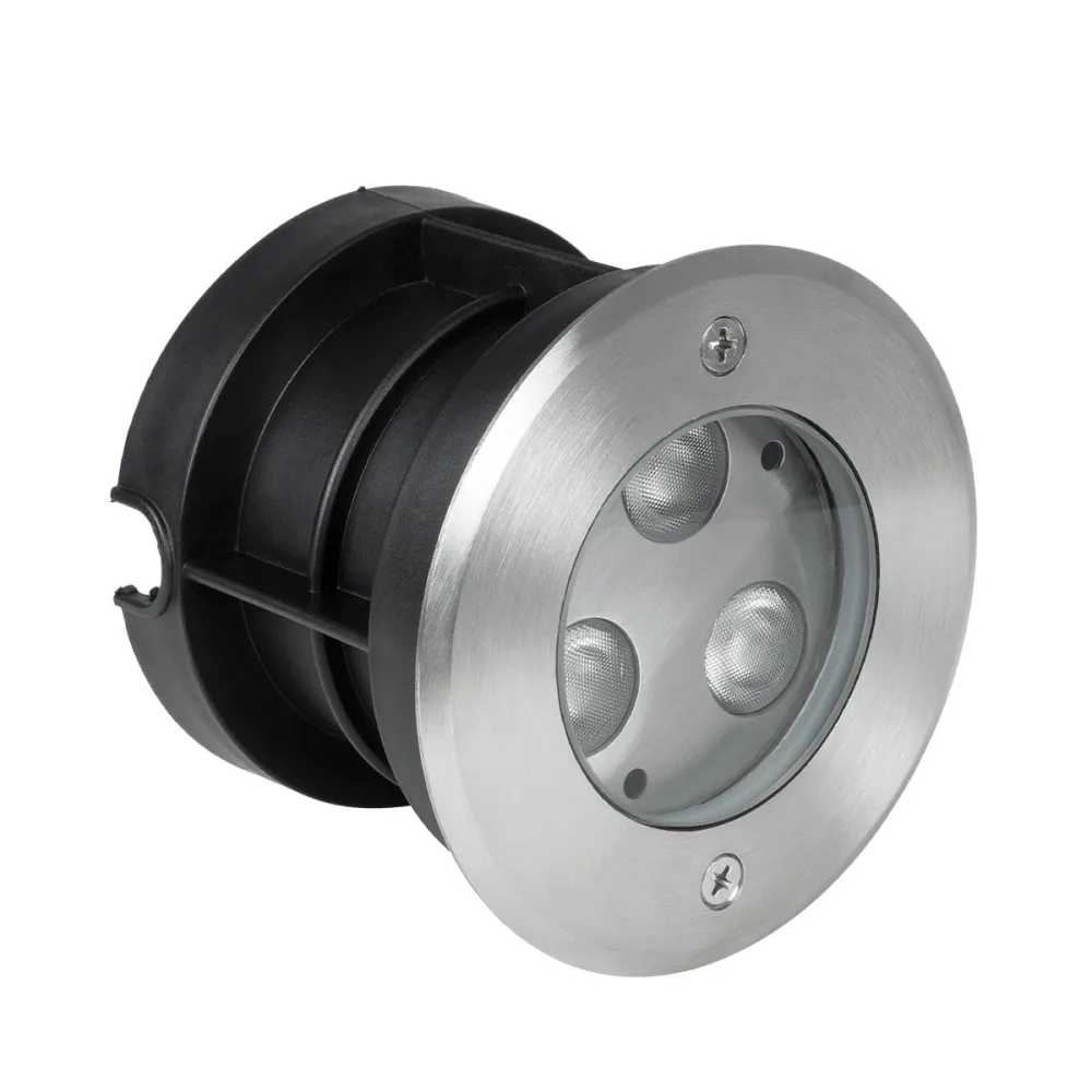 GLOBOSTAR® UNDERWATERHUNI 90415 Υποβρύχιο Χωνευτό Σποτ για Σιντριβάνια/Πισίνες LED 3W 300lm 30° DC 24V Αδιάβροχο IP68 Ψυχρό Λευκό 6000K Dimmable - Bridgelux SMD Chip - Ανοξείδωτο Ατσάλι SS304 - Μ10 x Π10 x Υ7.5cm / Q9cm - 3 Χρόνια Εγγύηση