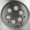 GLOBOSTAR® UNDERWATERYUNI 90417 Υποβρύχιο Χωνευτό Σποτ για Σιντριβάνια/Πισίνες LED 6W 540lm 30° DC 24V Αδιάβροχο IP68 Θερμό Λευκό 2700K Dimmable - Bridgelux SMD Chip - Ανοξείδωτο Ατσάλι SS304 - Μ14.6 x Π14.6 x Υ9cm / Q13.3cm - 3 Χρόνια Εγγύηση
