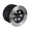 GLOBOSTAR® UNDERWATERYUNI 90419 Υποβρύχιο Χωνευτό Σποτ για Σιντριβάνια/Πισίνες LED 6W 600lm 30° DC 24V Αδιάβροχο IP68 Πολύχρωμο RGBW Dimmable DMX512 - Bridgelux SMD Chip - Ανοξείδωτο Ατσάλι SS304 - Μ15 x Π15 x Υ10cm / Q14cm - 3 Χρόνια Εγγύηση