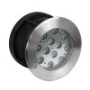 GLOBOSTAR® UNDERWATERTUNI 90421 Υποβρύχιο Χωνευτό Σποτ για Σιντριβάνια/Πισίνες LED 12W 1200lm 30° DC 24V Αδιάβροχο IP68 Ψυχρό Λευκό 6000K Dimmable - Bridgelux SMD Chip - Ανοξείδωτο Ατσάλι SS304 - Μ18 X Π18 x Υ11cm / Q17.5 - 3 Χρόνια Εγγύηση