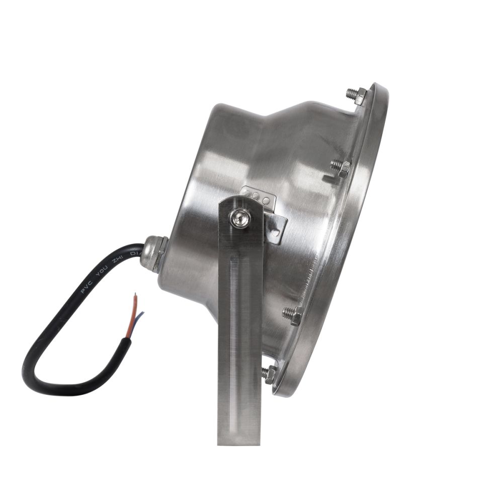 GLOBOSTAR® UNDERWATERJERRY 90424 Υποβρύχιο Επιφανειακό Σποτ για Σιντριβάνια/Πισίνες LED 12W 1200lm 30° DC 24V Αδιάβροχο IP68 Ψυχρό Λευκό 6000K Dimmable - Bridgelux SMD Chip - Ανοξείδωτο Ατσάλι 304 - Μ14.5 x Π7 x Υ19cm - 3 Χρόνια Εγγύηση