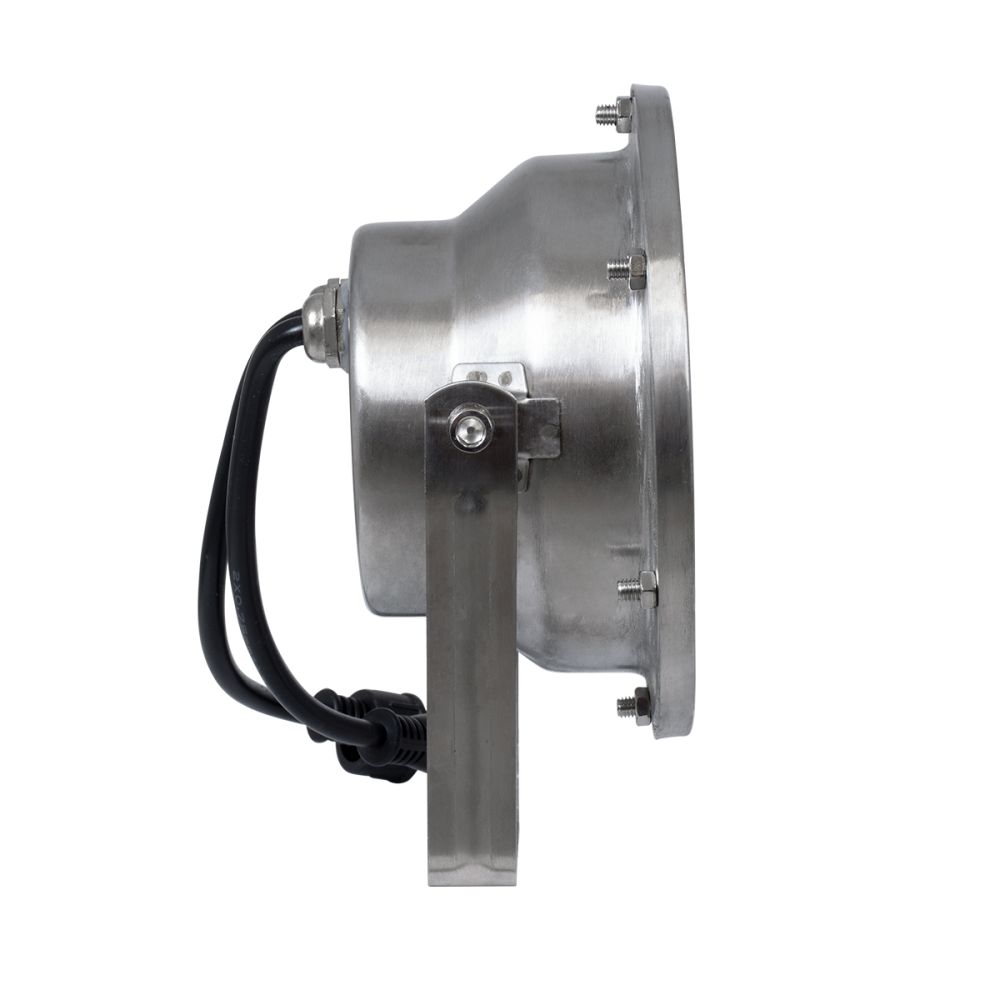 GLOBOSTAR® UNDERWATERJERRY 90425 Υποβρύχιο Επιφανειακό Σποτ για Σιντριβάνια/Πισίνες LED 12W 1200lm 30° DC 24V Αδιάβροχο IP68 Πολύχρωμο RGBW Dimmable DMX512 - Bridgelux SMD Chip - Ανοξείδωτο Ατσάλι 304 - Μ14.5 x Π7 x Υ19cm - 3 Χρόνια Εγγύηση