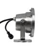 GLOBOSTAR® UNDERWATER-DEDY 90428 Υποβρύχιο Επιφανειακό Σποτ για Σιντριβάνια/Πισίνες LED 6W 510lm 30° DC 24V Αδιάβροχο IP68 RGBW DMX512 Dimmable - Ανοξείδωτο Ατσάλι 304 - Μ12 x Π7.5 x Υ14.5cm - 3 Χρόνια Εγγύηση