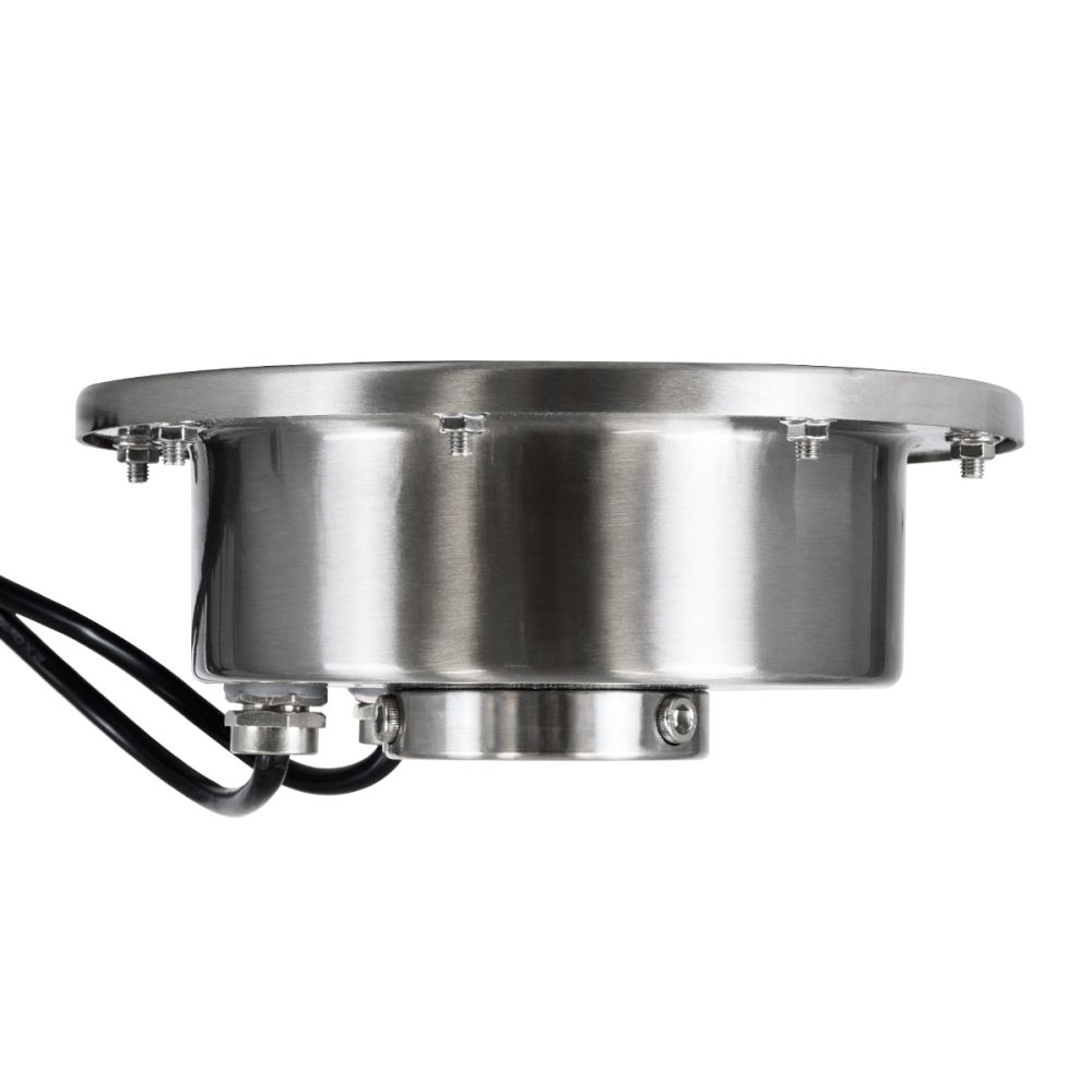 GloboStar® UNDERWATER-DENIS 90440 Υποβρύχιο Χωνευτό Φωτιστικό Σποτ Ειδικό για Σιντριβάνια - Πισίνες - Τζακούζι LED 12W 1020lm 30° DC 24V Αδιάβροχο IP68 Φ19.5 x Υ7.5cm RGBW DMX512 - Ανοξείδωτο Ατσάλι SS304 - 3 Years Warranty