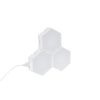 GloboStar® DIGIOCTA 90447 Σετ 3 Ψηφιακων LED RGB Φωτιστικών Κυψελών με Ψηφιακό Controller με WiFi Smart APP & Ασύρματο Χειριστήριο RF 2.4Ghz - LED SMD 5050 4.5W/Σετ 42PIXEL/Σετ 360lm/Σετ 120° DC 5V με USB 2.0 IP20 Πολύχρωμο RGB - Dimmable - Μ10.5 x Π1