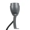 GLOBOSTAR® TREEGAL 90460 Φωτιστικό Σποτ για Φυτά - Δέντρα με Βάση Μπετού & Κορμού LED 3W 315lm 15° DC 24V Αδιάβροχο IP67 Ultra Θερμό Λευκό 2200K Dimmable - Bridgelux SMD Chip - Γκρι Ανθρακί - Μ5 x Π5 x Υ13cm - 3 Χρόνια Εγγύηση