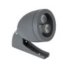 GLOBOSTAR® TREESPO 90467 Φωτιστικό Σποτ για Φυτά - Δέντρα LED 6W 630lm 15° DC 24V Αδιάβροχο IP67 Πολύχρωμο RGBW Dimmable DMX512 - Bridgelux SMD Chip - Γκρι Ανθρακί - Μ6.6 x Π9 x Υ12cm - 3 Χρόνια Εγγύηση