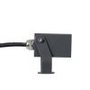 GLOBOSTAR® TREEMARO 90472 Φωτιστικό Σποτ για Φυτά - Δέντρα LED 3W 330lm 8° DC 24V Αδιάβροχο IP67 Θερμό Λευκό 2700K Dimmable - Bridgelux SMD Chip - Γκρι Ανθρακί - Μ3.5 x Π6.4 x Υ10cm - 3 Χρόνια Εγγύηση