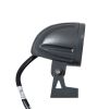 GLOBOSTAR® TREEDITA 90474 Φωτιστικό Σποτ για Φυτά - Δέντρα LED 3W 330lm 8° DC 24V Αδιάβροχο IP67 Θερμό Λευκό 2700K Dimmable - Bridgelux SMD Chip - Γκρι Ανθρακί - Μ5.7 x Π6.5 x Υ9.8cm - 3 Χρόνια Εγγύηση