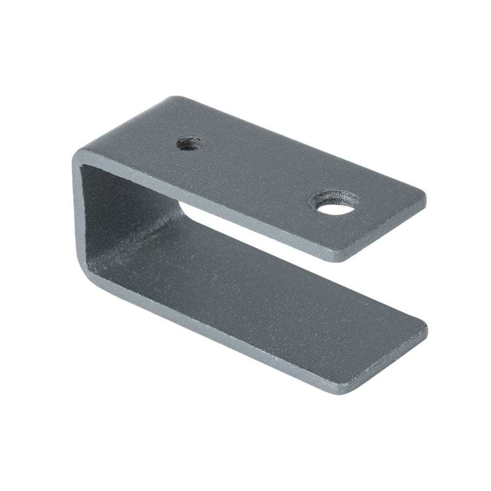 GLOBOSTAR® TREEBASE 90476 Ειδική Βάση (U) για Ιμάντα Στήριξης Φωτιστικών Σποτ σε κορμό Φυτών & Δέντρων - Γκρι Ανθρακί - Μ4.3 x Π1.8 x Υ2cm
