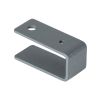 GLOBOSTAR® TREEBASE 90476 Ειδική Βάση (U) για Ιμάντα Στήριξης Φωτιστικών Σποτ σε κορμό Φυτών & Δέντρων - Γκρι Ανθρακί - Μ4.3 x Π1.8 x Υ2cm