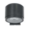 GLOBOSTAR® WALLLIGHT-GONA 90483 Μοντέρνο Φωτιστικό Τοίχου - Απλίκα LED 24W 2160lm 5° DC 24V Αδιάβροχο IP67 Θερμό Λευκό 2700K - CREE COB Chip & TÜV SÜD Driver - Γκρι Ανθρακί Ματ - Μ13 x Π16.5 x Υ5cm - 3 Χρόνια Εγγύηση