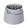 GLOBOSTAR® FLOODRANA 90489 Κινούμενος Προβολέας Σποτ Wall Washer LED 36W 3240lm 5° DC 24V Αδιάβροχο IP67 Θερμό Λευκό 2700K Dimmable - Bridgelux SMD Chip - Γκρι - Μ26.5 x Π26.5 x Υ20cm - 3 Χρόνια Εγγύηση