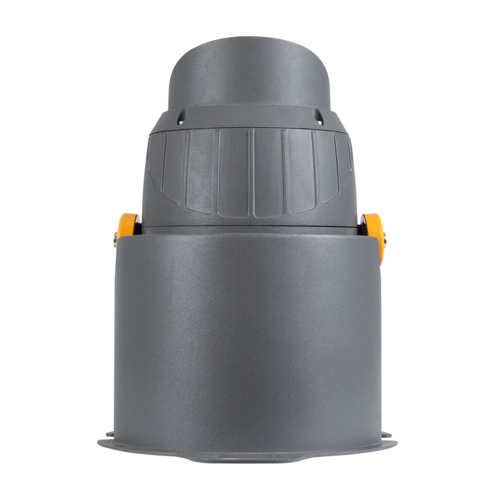GloboStar® FLOOD-SIMA 90494 Κινούμενος Προβολέας - Σποτ Φωτισμού Wall Washer με Αντιθαμβωτική Γρίλια για Φωτισμό Κτιρίων LED 24W 2040lm 30° DC 24V Αδιάβροχο IP67 Μ14.5 x Π24.2 x Υ22.5cm RGBW DMX512 - Γκρι Ανθρακί - 3 Years Warranty