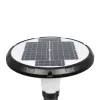 Globostar® SQUARE 90504 Φωτιστικό Κεφαλής Post Top Πλατείας/Πάρκου/Κήπου LED 25W 1000lm με Ανιχνευτή Κίνησης και Αισθητήρα Νυχτός IP65 Ψυχρό Λευκό 6000K - 2 Χρόνια Εγγύηση