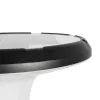 Globostar® SQUARE 90504 Φωτιστικό Κεφαλής Post Top Πλατείας/Πάρκου/Κήπου LED 25W 1000lm με Ανιχνευτή Κίνησης και Αισθητήρα Νυχτός IP65 Ψυχρό Λευκό 6000K - 2 Χρόνια Εγγύηση