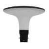 GLOBOSTAR® SQUARE 90511 Φωτιστικό Στύλου/Κολώνας Πλατείας/Πάρκου/Κήπου LED 100W 12000lm 120° AC 220-240V Αδιάβροχο IP65 Ψυχρό Λευκό 6000K - Γκρι Ανθρακί - Φ54 x Υ45cm - 2 Χρόνια Εγγύηση