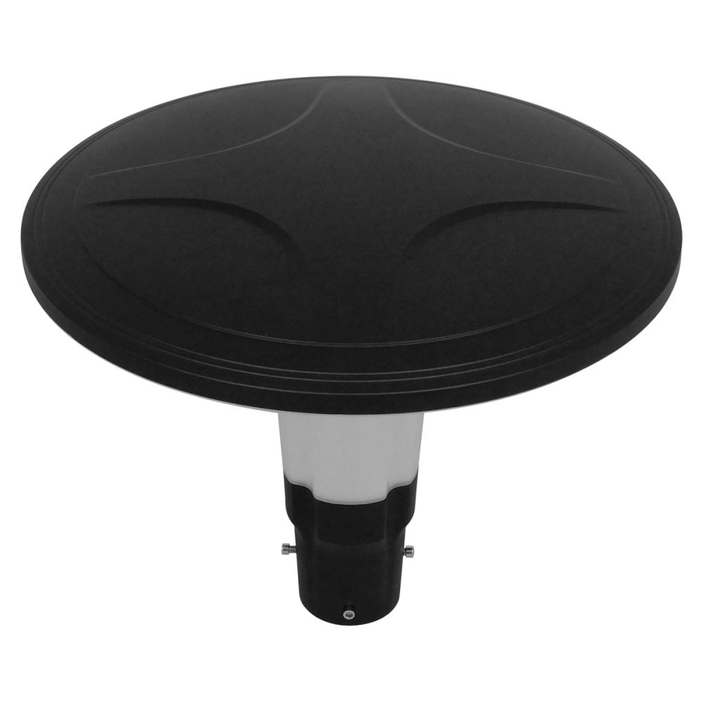 GLOBOSTAR® SQUARE 90511 Φωτιστικό Στύλου/Κολώνας Πλατείας/Πάρκου/Κήπου LED 100W 12000lm 120° AC 220-240V Αδιάβροχο IP65 Ψυχρό Λευκό 6000K - Γκρι Ανθρακί - Φ54 x Υ45cm - 2 Χρόνια Εγγύηση
