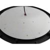 GLOBOSTAR® SQUARE 90511 Φωτιστικό Στύλου/Κολώνας Πλατείας/Πάρκου/Κήπου LED 100W 12000lm 120° AC 220-240V Αδιάβροχο IP65 Ψυχρό Λευκό 6000K - Γκρι Ανθρακί - Φ54 x Υ45cm - 2 Χρόνια Εγγύηση
