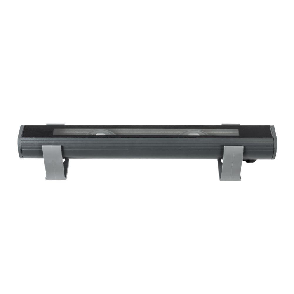 GLOBOSTAR® WINDOWBARI 90513 Φωτιστικό Ανάδειξης Παραθύρων LED 12W 960lm 8°x180° DC 24V Αδιάβροχο IP65 Πολύχρωμο RGBW Dimmable DMX512 - CREE XPE Chip - Γκρι Ανθρακί - Μ30 x Π4 x Υ3.5cm - 3 Χρόνια Εγγύηση