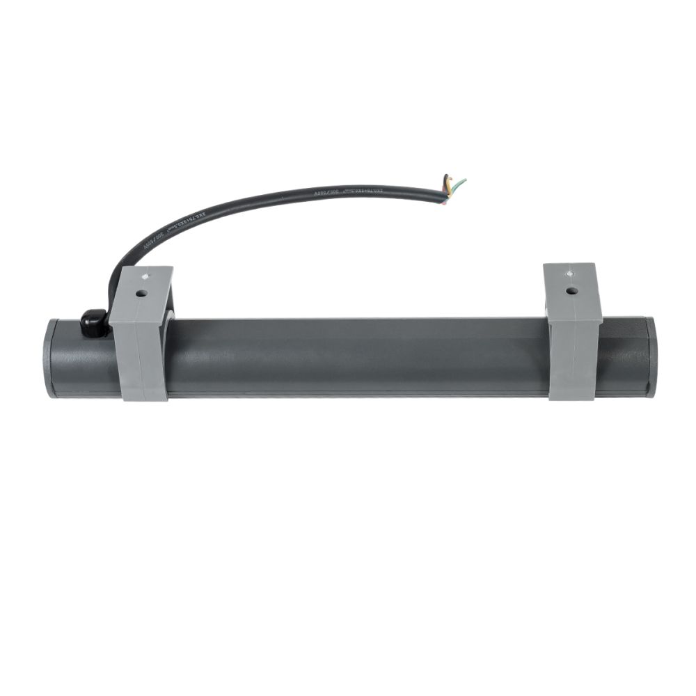 GLOBOSTAR® WINDOWBARI 90513 Φωτιστικό Ανάδειξης Παραθύρων LED 12W 960lm 8°x180° DC 24V Αδιάβροχο IP65 Πολύχρωμο RGBW Dimmable DMX512 - CREE XPE Chip - Γκρι Ανθρακί - Μ30 x Π4 x Υ3.5cm - 3 Χρόνια Εγγύηση