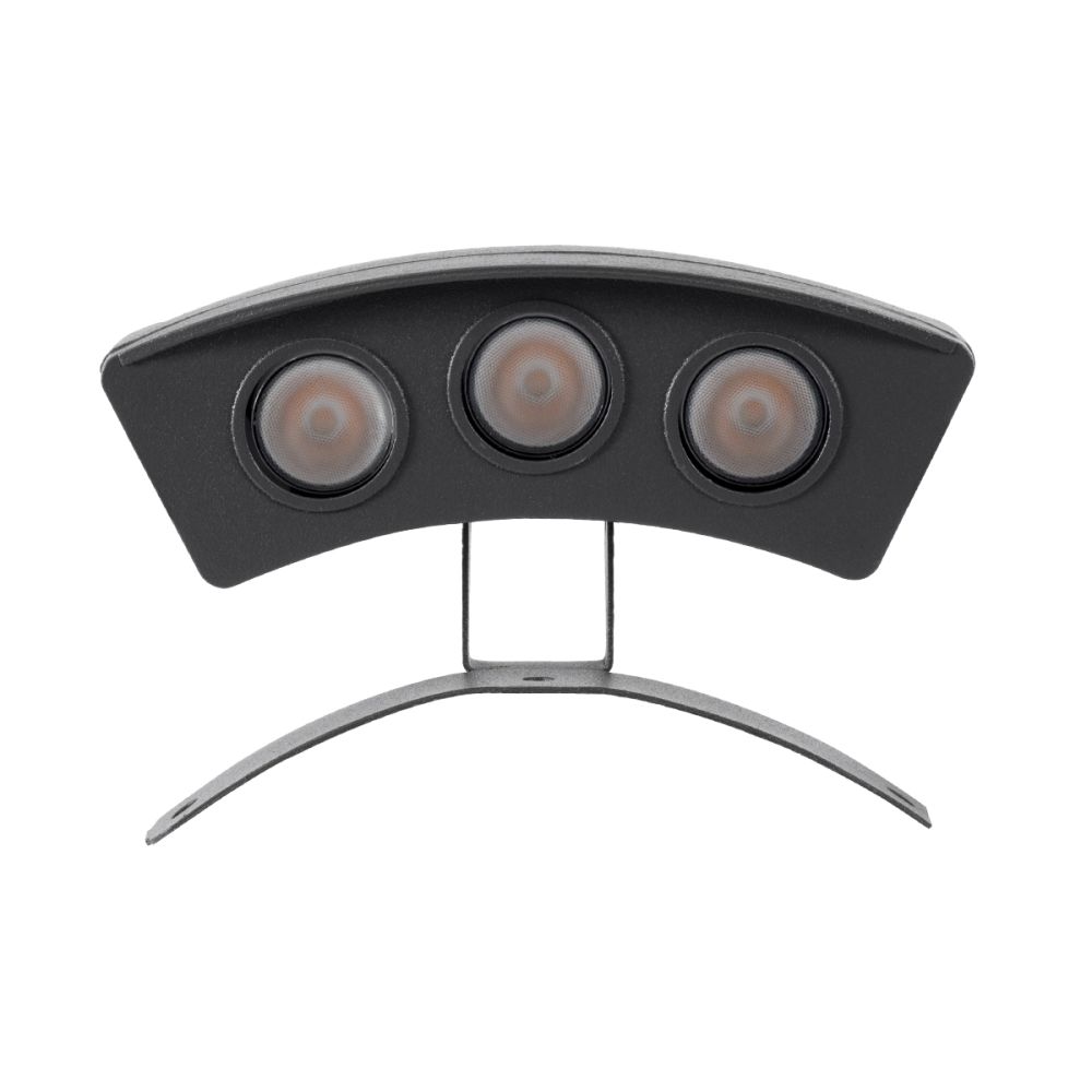 GLOBOSTAR® TREEPLANTE 90514 Κυρτή Μπάρα Φωτισμού Wall Washer για Φυτά - Δέντρα LED 3W 315lm 15° DC 24V Αδιάβροχο IP67 Ultra Θερμό Λευκό 2200K Dimmable - Bridgelux SMD Chip - Γκρι Ανθρακί - Μ11 x Π3 x Υ8.2cm - 3 Χρόνια Εγγύηση