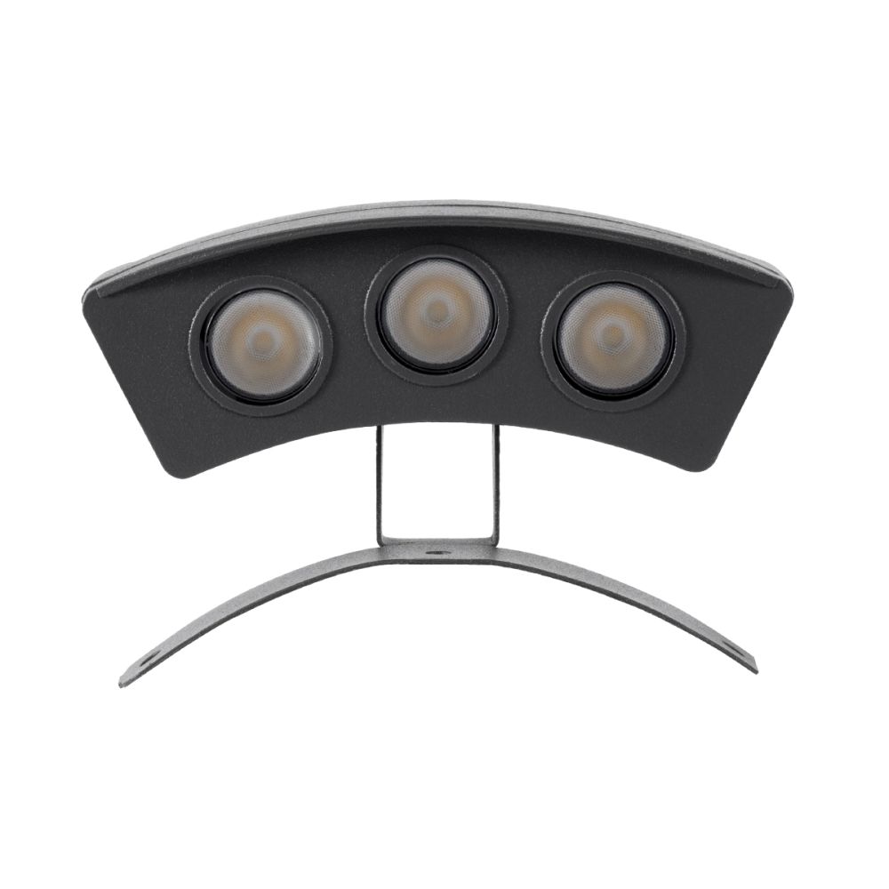 GLOBOSTAR® TREEPLANTE 90516 Κυρτή Μπάρα Φωτισμού Wall Washer για Φυτά - Δέντρα LED 3W 285lm 15° DC 24V Αδιάβροχο IP67 Φυσικό Λευκό 4500K Dimmable - Bridgelux SMD Chip - Γκρι Ανθρακί - Μ11 x Π3 x Υ8.2cm - 3 Χρόνια Εγγύηση