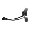 GLOBOSTAR® TREEPLANTE 90516 Κυρτή Μπάρα Φωτισμού Wall Washer για Φυτά - Δέντρα LED 3W 285lm 15° DC 24V Αδιάβροχο IP67 Φυσικό Λευκό 4500K Dimmable - Bridgelux SMD Chip - Γκρι Ανθρακί - Μ11 x Π3 x Υ8.2cm - 3 Χρόνια Εγγύηση