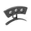 GLOBOSTAR® TREEPLANTE 90517 Κυρτή Μπάρα Φωτισμού Wall Washer για Φυτά - Δέντρα LED 3W 255lm 15° DC 24V Αδιάβροχο IP67 Πράσινο Dimmable - Bridgelux SMD Chip - Γκρι Ανθρακί - Μ11 x Π3 x Υ8.2cm - 3 Χρόνια Εγγύηση
