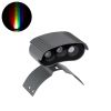 GloboStar® TREELIGHT-PLANTE 90518 Κυρτή Μπάρα Φωτισμού Wall Washer με Αντιθαμβωτική Γρίλια Ειδική για Φυτά - Δέντρα LED 3W 255lm 15° DC 24V Αδιάβροχο IP67 Μ11 x Π8.5 x Υ11cm RGBW DMX512 - Γκρι Ανθρακί - 3 Years Warranty