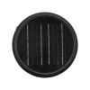 GLOBOSTAR® VEGGIE 90522 Φωτιστικό Κολωνάκι Κήπου LED 10W 500lm 120° με Ενσωματωμένο Φωτοβολταϊκό Panel 6V 2W & Επαναφορτιζόμενη Μπαταρία Li-ion 3.2V 6000mAh με Αισθητήρα Ημέρας-Νύχτας Αδιάβροχο IP65 Ψυχρό Λευκό 6000K - Sanan SMD Chip - Μαύρο - Μ26 x Π