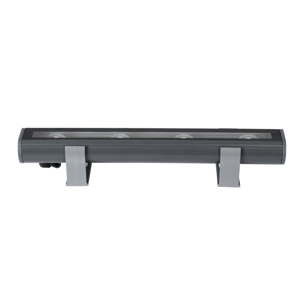 GLOBOSTAR® WINDOWBARI 90539 Φωτιστικό Ανάδειξης Παραθύρων LED 12W 960lm 8°x180° DC 24V Αδιάβροχο IP67 Μπλε Dimmable - CREE XPE Chip - Γκρι Ανθρακί - Μ30 x Π4 x Υ3.5cm - 3 Χρόνια Εγγύηση