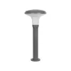 GLOBOSTAR® WHISPER 90548 Φωτιστικό Κολωνάκι Κήπου με Ντουί 1 x E27 AC 220-240V Αδιάβροχο IP65 - Γκρι Ανθρακί - Μ27 x Π27 x Υ79cm