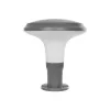 GLOBOSTAR® WHISPER 90553 Φωτιστικό Κολωνάκι Κήπου με Ντουί 1 x E27 AC 220-240V Αδιάβροχο IP65 - Γκρι Ανθρακί - Μ27 x Π27 x Υ29cm