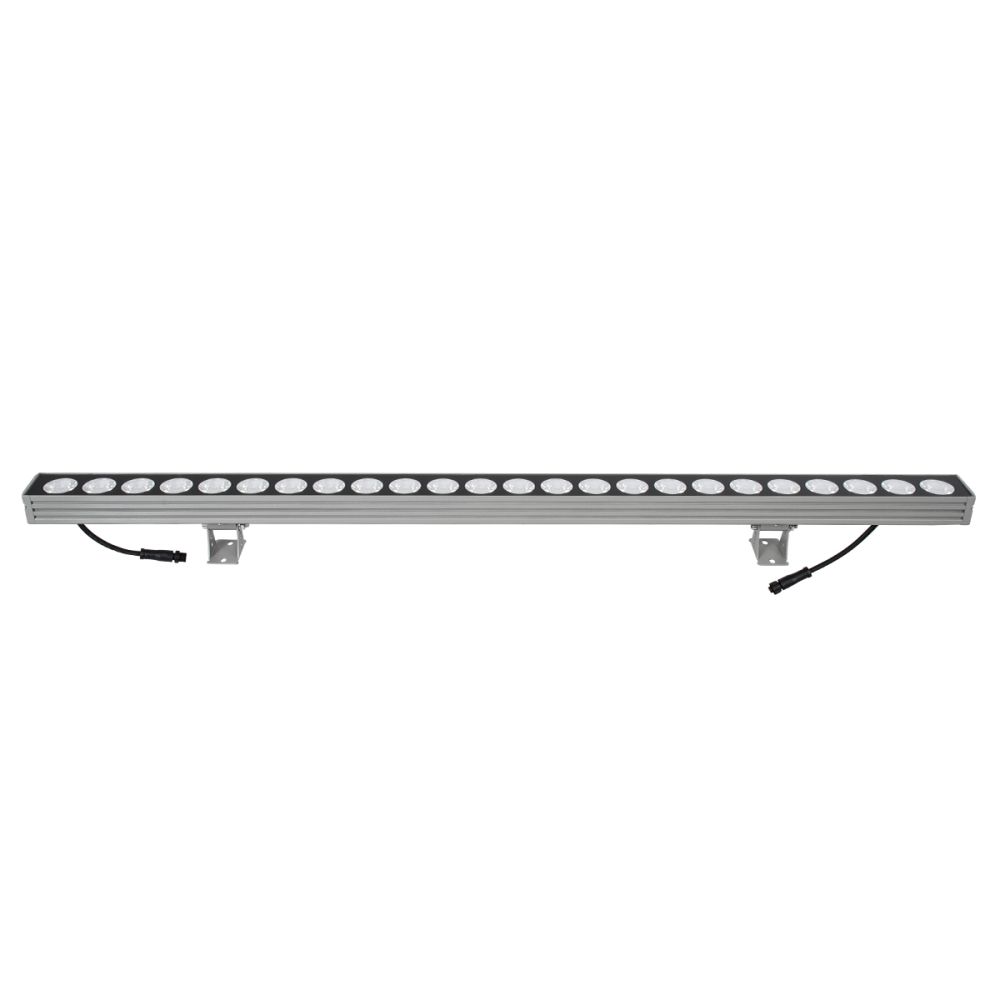 GLOBOSTAR® WASHERJAVIA 90555 Μπάρα Φωτισμού Wall Washer LED 48W 5280lm 5° DC 24V Αδιάβροχο IP67 Θερμό Λευκό 2700K Dimmable - Bridgelux SMD Chip - Γκρι Ανθρακί - Μ100 x Π5.2 x Υ3.6cm - 3 Χρόνια Εγγύηση