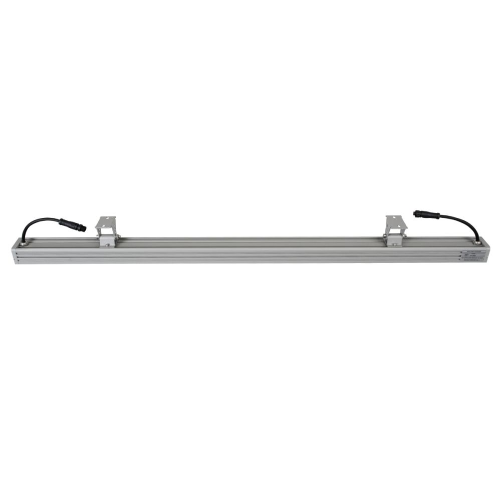 GLOBOSTAR® WASHERJAVIA 90555 Μπάρα Φωτισμού Wall Washer LED 48W 5280lm 5° DC 24V Αδιάβροχο IP67 Θερμό Λευκό 2700K Dimmable - Bridgelux SMD Chip - Γκρι Ανθρακί - Μ100 x Π5.2 x Υ3.6cm - 3 Χρόνια Εγγύηση