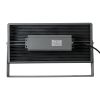 GLOBOSTAR® FLOODZANA 90558 Προβολέας Σποτ Wall Washer LED 100W 9000lm 30° DC 24V Αδιάβροχο IP65 Θερμό Λευκό 2700K Dimmable - Bridgelux SMD Chip - Γκρι Ανθρακί - Μ45.5 x Π28 x Υ10cm - 3 Χρόνια Εγγύηση