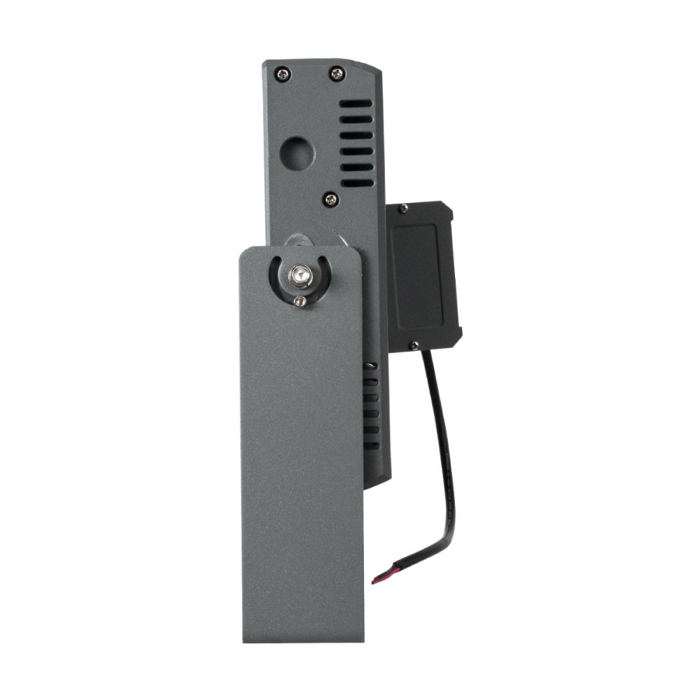 GLOBOSTAR® FLOODZANA 90558 Προβολέας Σποτ Wall Washer LED 100W 9000lm 30° DC 24V Αδιάβροχο IP65 Θερμό Λευκό 2700K Dimmable - Bridgelux SMD Chip - Γκρι Ανθρακί - Μ45.5 x Π28 x Υ10cm - 3 Χρόνια Εγγύηση