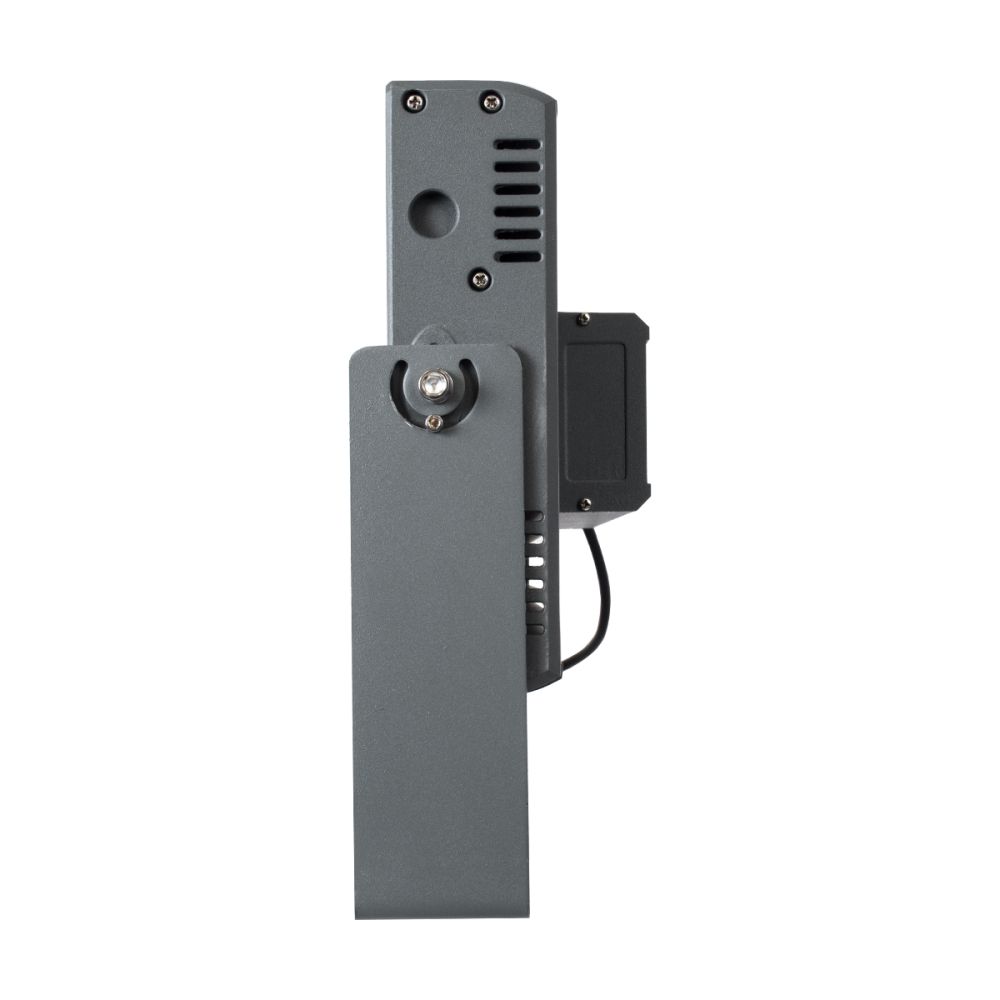 GLOBOSTAR® FLOODZANA 90560 Προβολέας Σποτ Wall Washer LED 200W 18000lm 30° DC 24V Αδιάβροχο IP65 Θερμό Λευκό 2700K Dimmable - Bridgelux SMD Chip - Γκρι Ανθρακί - Μ70 x Π29 x Υ10cm - 3 Χρόνια Εγγύηση